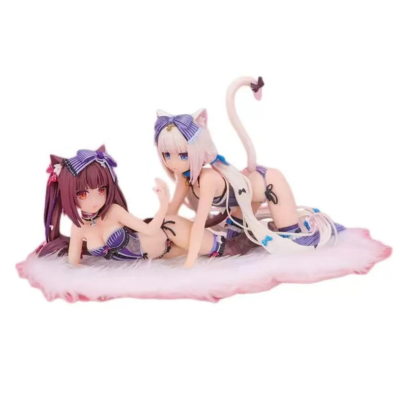 Sexy and charming female doll Lying chocolate and kneeling vanilla with blanket Anime around animation figure gift toy model
Sexy and charming female doll Lying chocolate and kneeling vanilla with blanket Anime around animation figure gift toy model