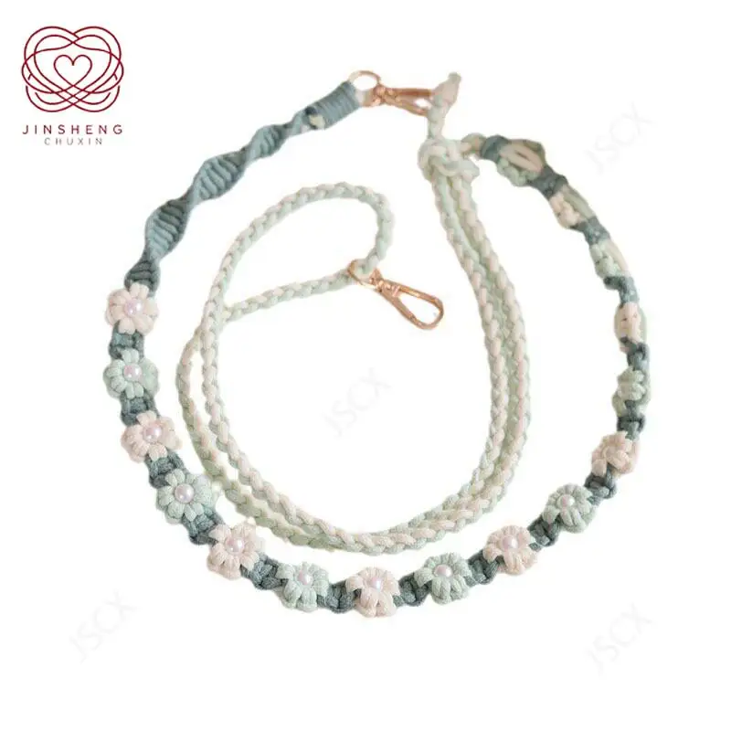 Adjustable hand-woven rope oblique span belt double buckle strap bag rope pendant anti-drop DIY material wrapping wire
Adjustable hand-woven rope oblique span belt double buckle strap bag rope pendant anti-drop DIY material wrapping wire