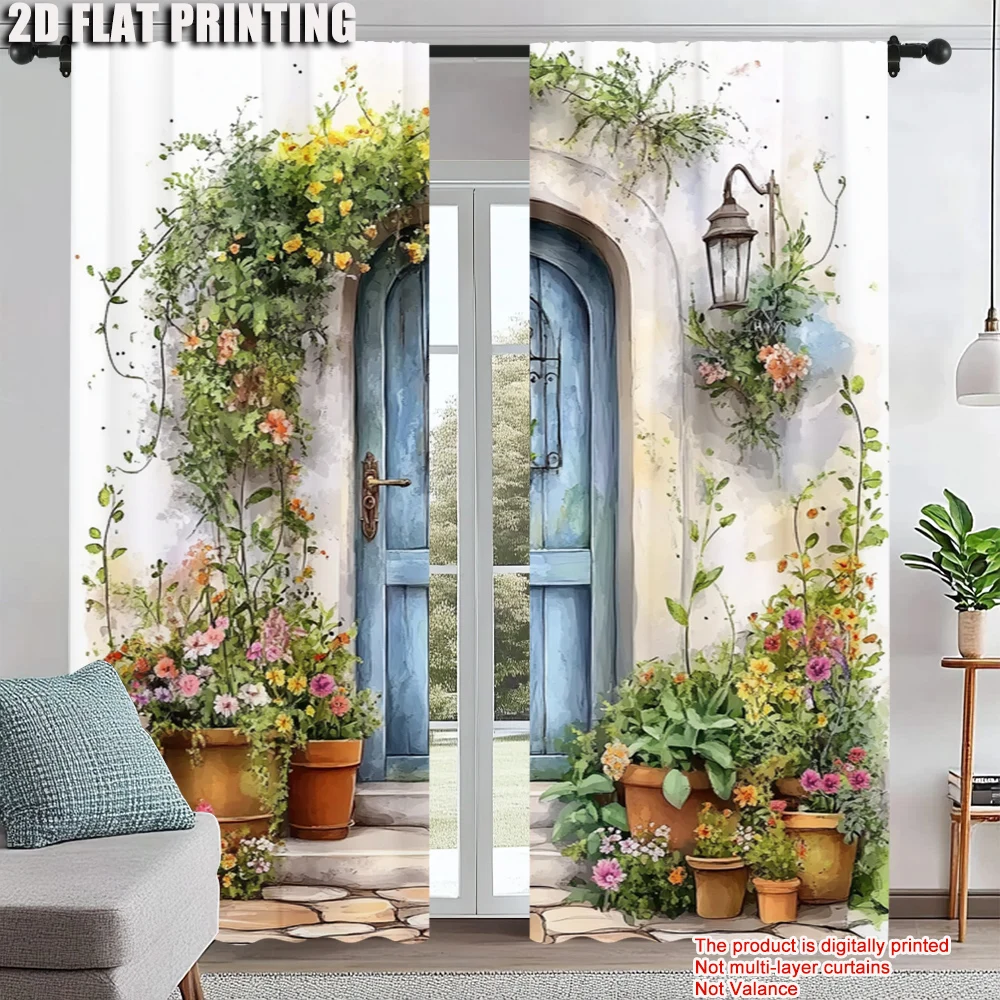 2pc, Curtain floral-print Versatile Polyester,Without Electricity summer party decorations Perfect for Festive atmosphere
2pc, Curtain floral-print Versatile Polyester,Without Electricity summer party decorations Perfect for Festive atmosphere