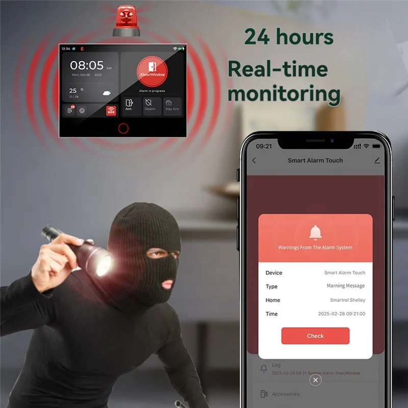 【HASD】GSM Wi-Fi 433 МГц умная домашняя система безопасности с датчиком движения двери и беспроводной сигнализацией для управления поддержкой приложения Alexa/Tuya
【HASD】GSM Wi-Fi 433 МГц умная домашняя система безопасности с датчиком движения двери и беспроводной сигнализацией для управления поддержкой приложения Alexa/Tuya