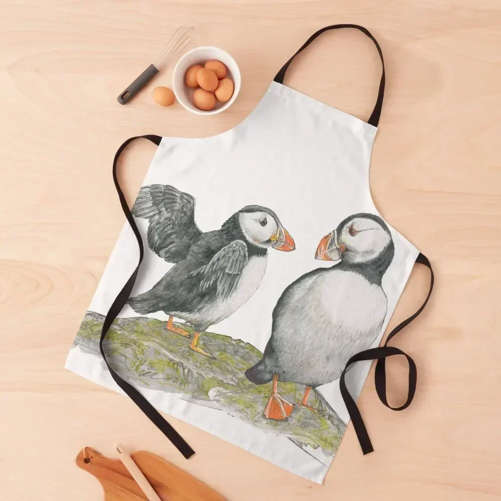 Puffins by Mary Fleeson Apron Cute Kitchen Kitchen And Household Goods Men gift professional hairdresser Apron
Puffins by Mary Fleeson Apron Cute Kitchen Kitchen And Household Goods Men gift professional hairdresser Apron