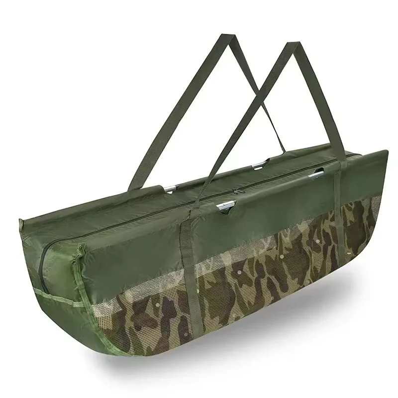 Heavy Duty Fish Basket Foldable Mesh Weighing Bag, Portable Flat Bottom Design with Reinforced Handle for Fishing Hunting Outdoo
Heavy Duty Fish Basket Foldable Mesh Weighing Bag, Portable Flat Bottom Design with Reinforced Handle for Fishing Hunting Outdoo