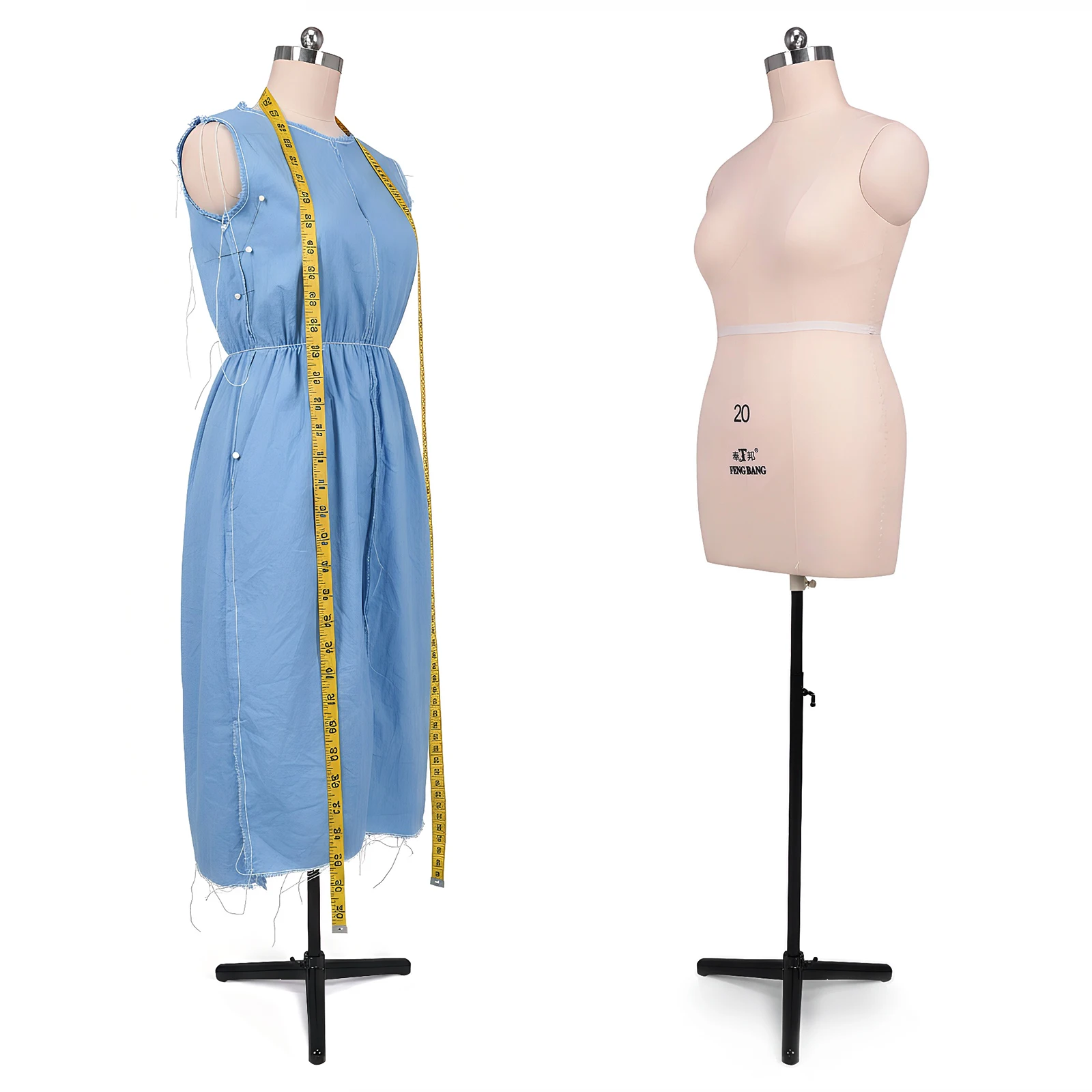 High Quality Female Half Body Mannequin Sewing Tailor Dress Form Torso Metal Base for Clothes Design Shop Window Display Stands
High Quality Female Half Body Mannequin Sewing Tailor Dress Form Torso Metal Base for Clothes Design Shop Window Display Stands