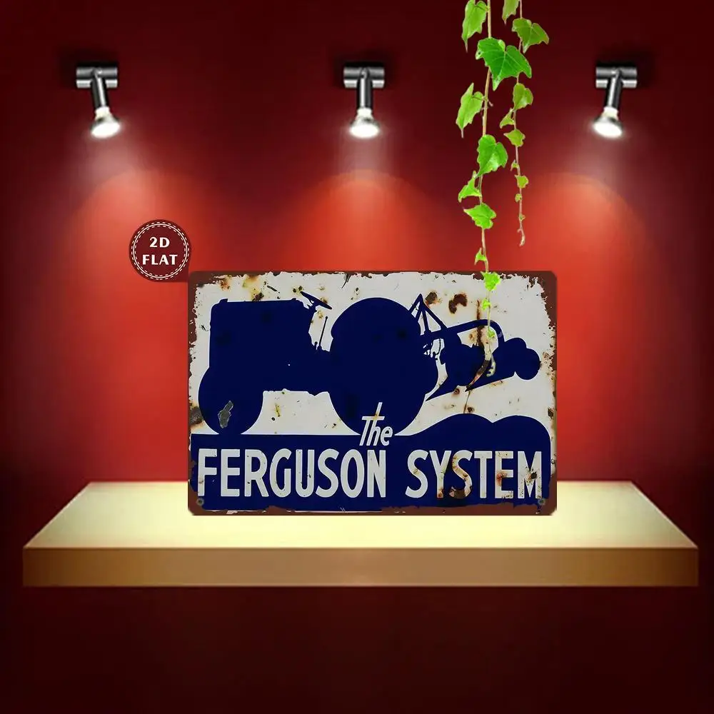 Vintage Ferguson System Tractor Metal Wall Art Sign - Rustic Iron Waterproof & Dustproof Plaque for Home Decor, Weddings, Birth
Vintage Ferguson System Tractor Metal Wall Art Sign - Rustic Iron Waterproof & Dustproof Plaque for Home Decor, Weddings, Birth