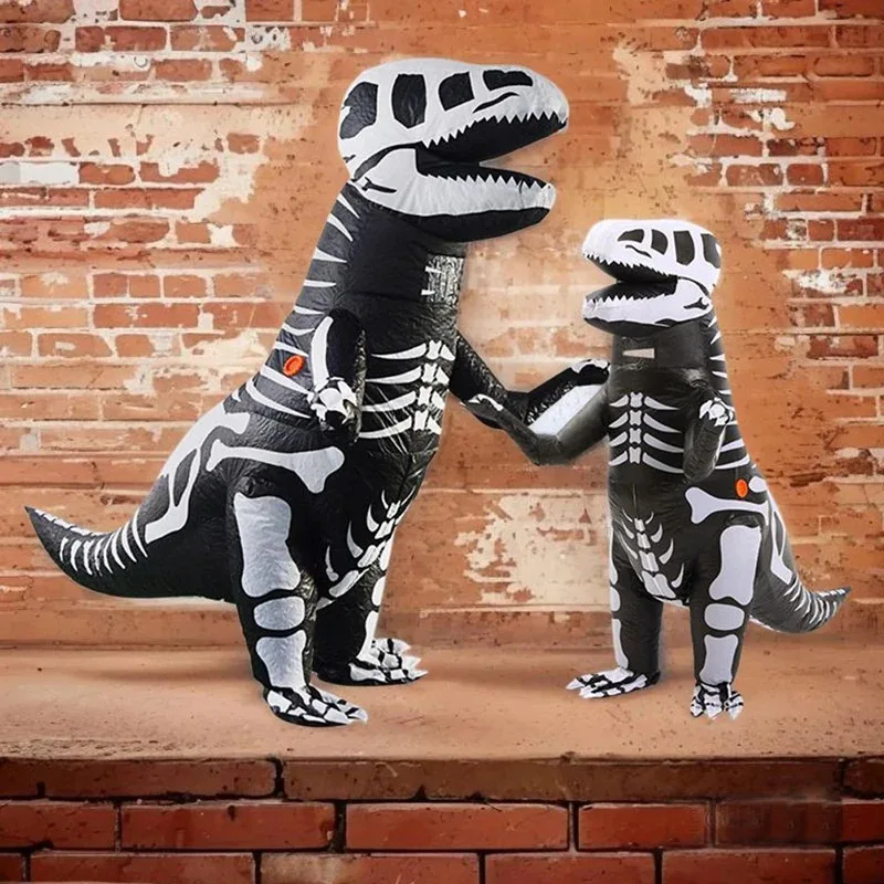Halloween Day of the Dead Carnival Party Costume Adult Kids Cartoon Role Play Masquerade Inflatable Ribs T-Rex Costume
Halloween Day of the Dead Carnival Party Costume Adult Kids Cartoon Role Play Masquerade Inflatable Ribs T-Rex Costume