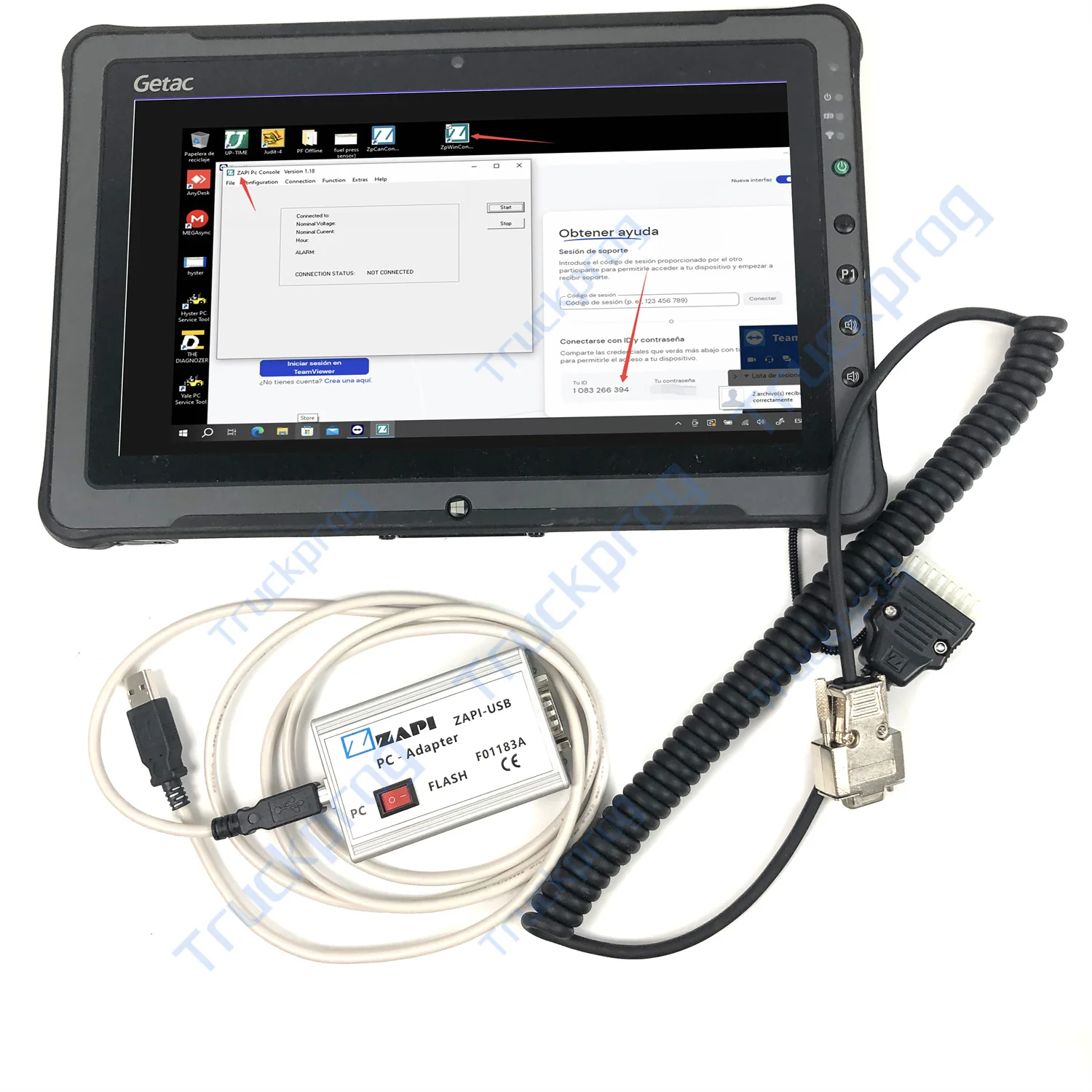 for ZAPI Programmer ZAPI F01183A Data Cable Zapi Console Software ZAPI-USB Electric Controller Diagnostic Tool F110 Tablet
for ZAPI Programmer ZAPI F01183A Data Cable Zapi Console Software ZAPI-USB Electric Controller Diagnostic Tool F110 Tablet