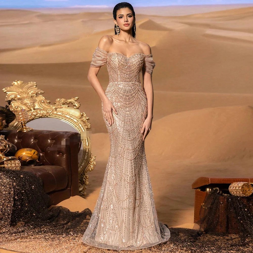 Alinovia Sequin Mermaid Evening Dress for Women 2025 Luxury Formal Dress Elegant Ball Gown Wedding Party Gowns Customized
Alinovia Sequin Mermaid Evening Dress for Women 2025 Luxury Formal Dress Elegant Ball Gown Wedding Party Gowns Customized