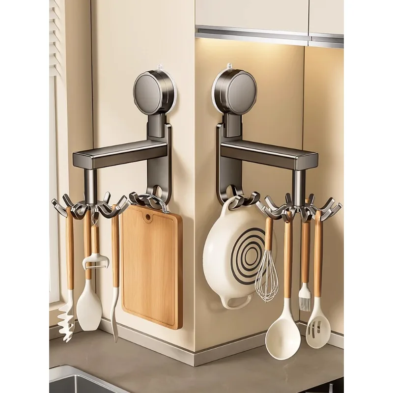Kitchen rotating strong suction cup hook non-punching wall hanging adhesive hook shovel spoon cutting
Kitchen rotating strong suction cup hook non-punching wall hanging adhesive hook shovel spoon cutting