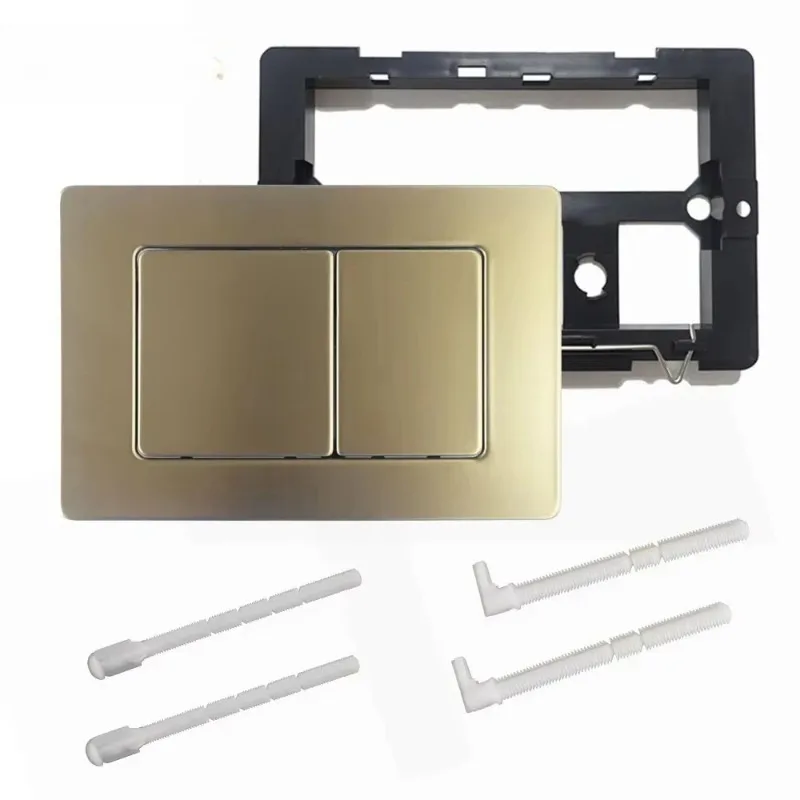 Concealed Toilet Tank Flush Button Panel Dual Flush for Wall Mounted Bathroom WC
Concealed Toilet Tank Flush Button Panel Dual Flush for Wall Mounted Bathroom WC
