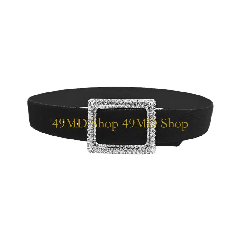 49MD Sparkling Rhinestones Embellished Adjustable Waistband Women Fashion Belt Autumn Winter
49MD Sparkling Rhinestones Embellished Adjustable Waistband Women Fashion Belt Autumn Winter