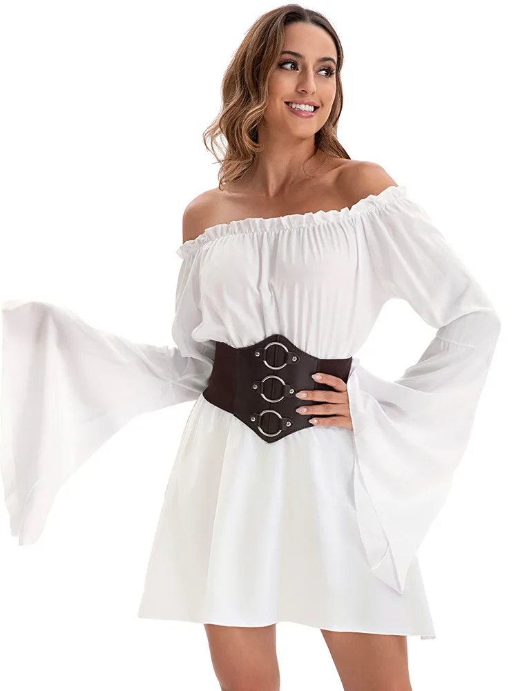 2025 New Women's Long Sve Renaissance Pirate irt Skirt Medieval Sle Cross-Border Faion Ele Lady's Top Bot Set
2025 New Women's Long Sve Renaissance Pirate irt Skirt Medieval Sle Cross-Border Faion Ele Lady's Top Bot Set