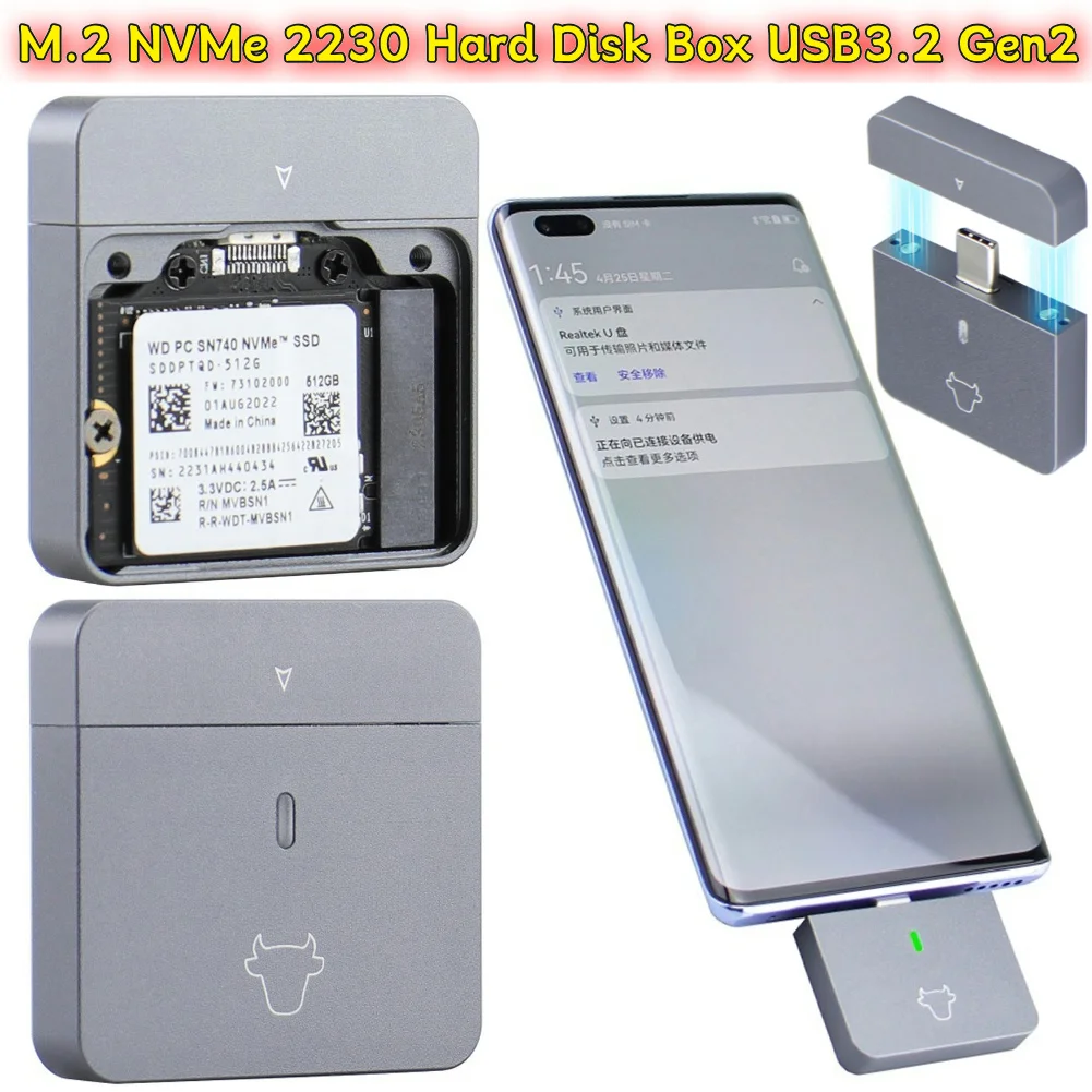 Корпус для мобильного твердотельного накопителя (SSD) из алюминиевого сплава, 1-10 шт., M.2 NVMe 2230, внешний корпус для SSD, Plug and Play, M-Key M2 2230 SSD
Корпус для мобильного твердотельного накопителя (SSD) из алюминиевого сплава, 1-10 шт., M.2 NVMe 2230, внешний корпус для SSD, Plug and Play, M-Key M2 2230 SSD
