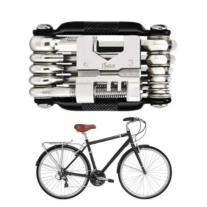 Bike Repair Tool Kit Cycle Multitools 16 In 1 Compact Cycling Tool Lightweight Chain Breaker With Hex Wrench Motorcycle
Bike Repair Tool Kit Cycle Multitools 16 In 1 Compact Cycling Tool Lightweight Chain Breaker With Hex Wrench Motorcycle