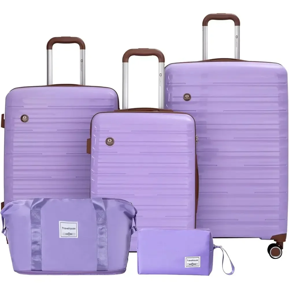 5-Piece Hardshell Suitcase Set with Wheels, Lightweight, TSA Lock, Carry-On & Toiletry Bag (20/24/28)
5-Piece Hardshell Suitcase Set with Wheels, Lightweight, TSA Lock, Carry-On & Toiletry Bag (20/24/28)