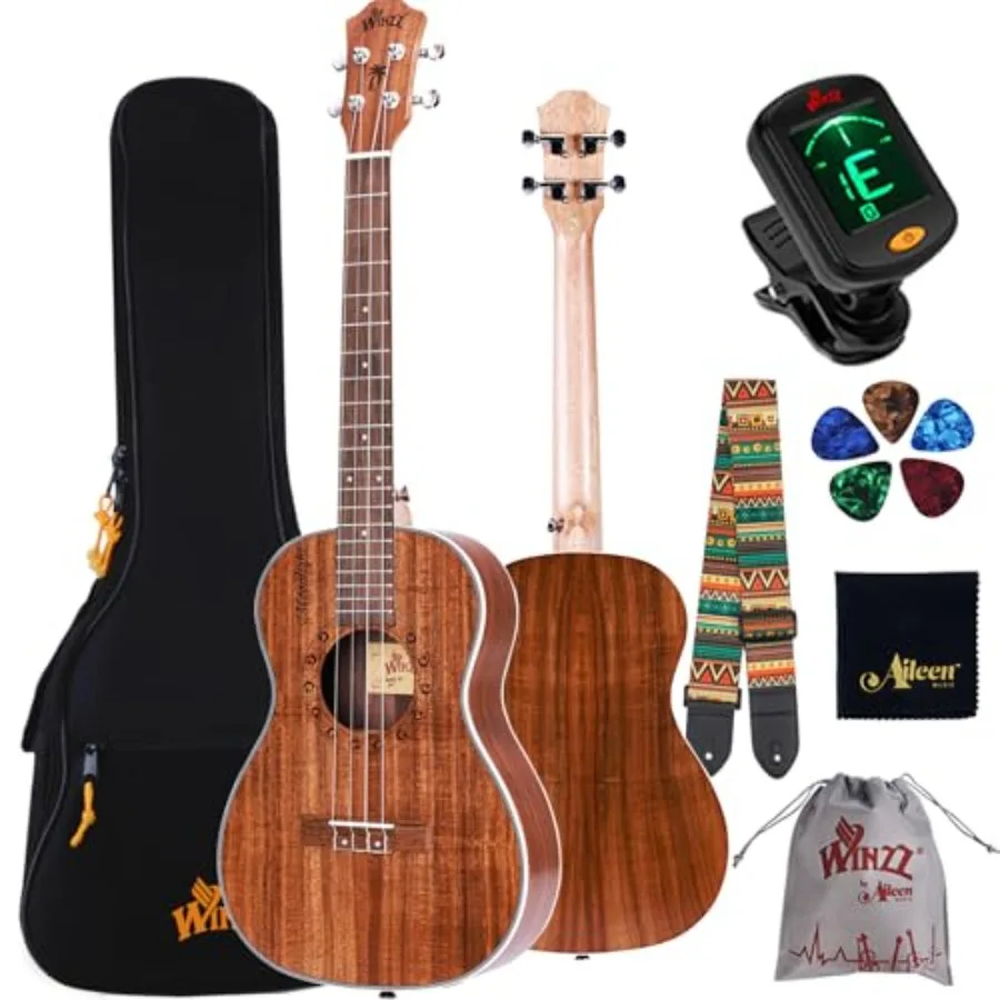 Baritone Ukulele 30 Inch for Beginners, Koa Wood, Natural Matte Finish, Lightweight Tuning-Stable Design
Baritone Ukulele 30 Inch for Beginners, Koa Wood, Natural Matte Finish, Lightweight Tuning-Stable Design