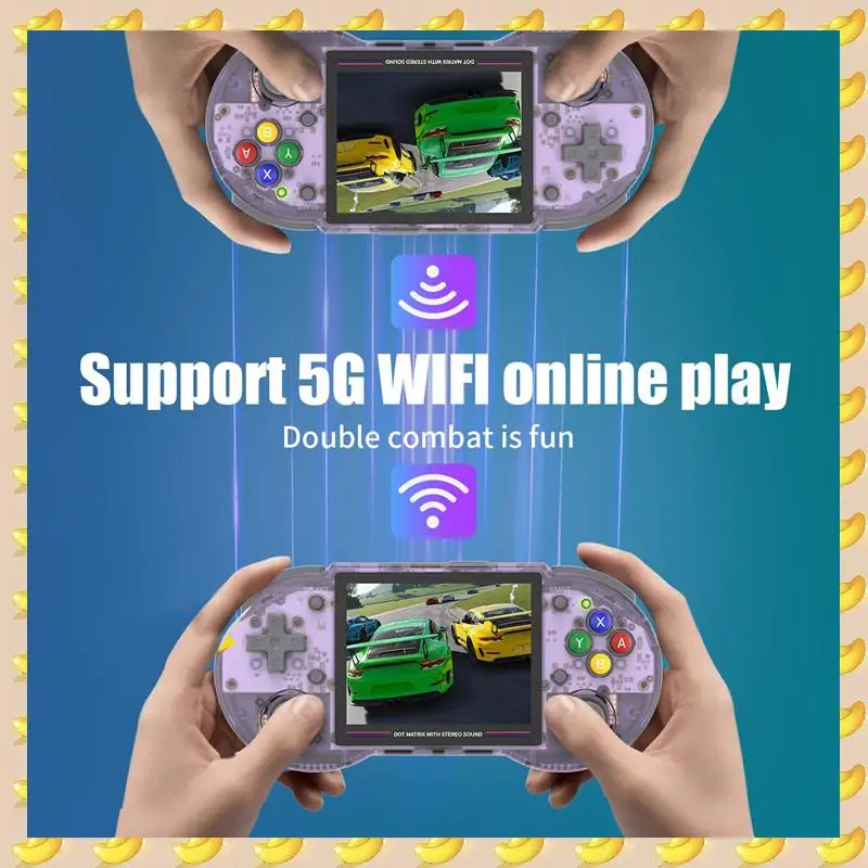 A45U RG353PS Retro Game Console 16G+128G 3.5Inch IPS Screen 64 Bit Linux System Handheld Retro Game Player HD 2.4G/5G Wifi
A45U RG353PS Retro Game Console 16G+128G 3.5Inch IPS Screen 64 Bit Linux System Handheld Retro Game Player HD 2.4G/5G Wifi
