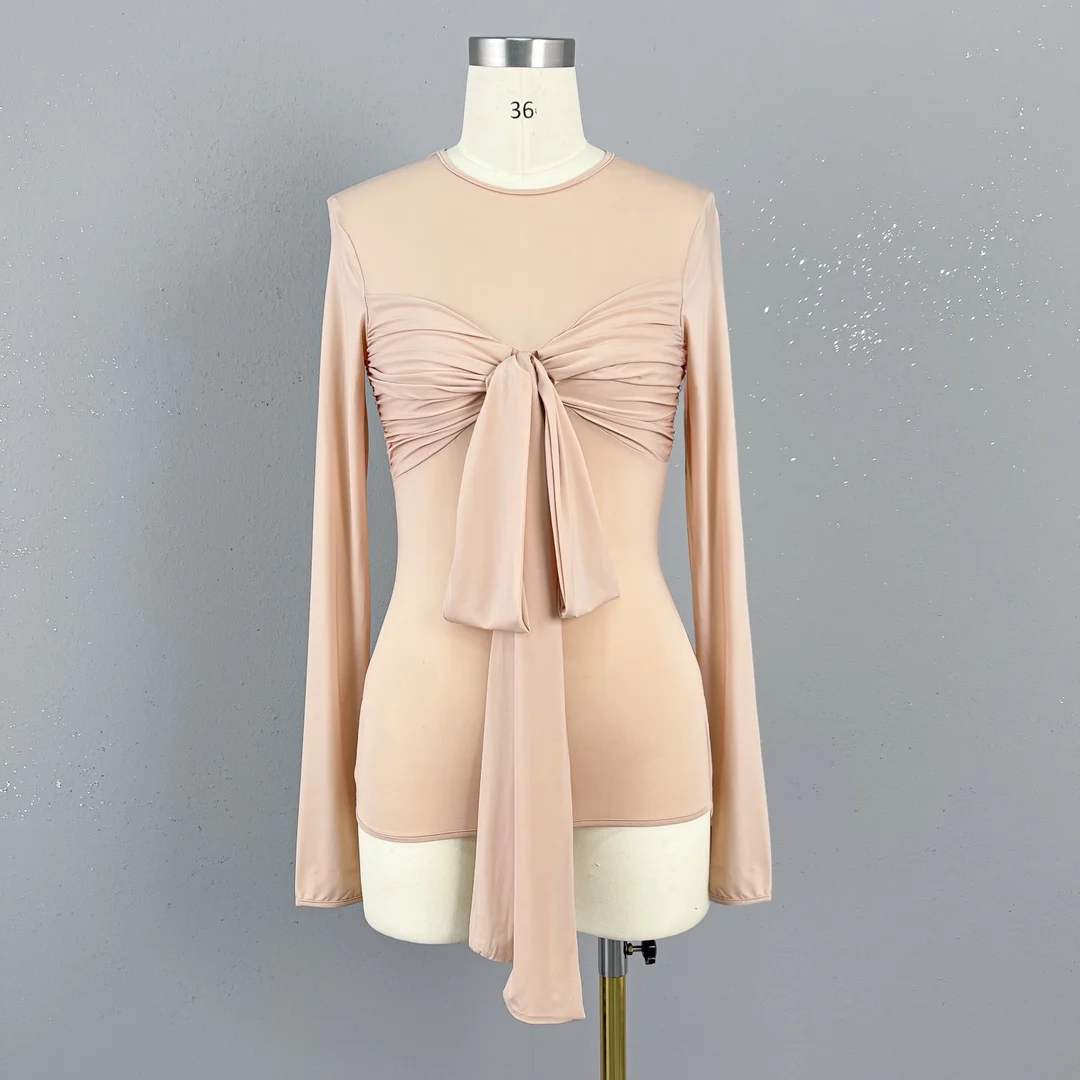 2024 Spring/Summer New Women's Wear Solid Color Design Chest Kinked Slim Fit Bottoming Top 0319
2024 Spring/Summer New Women's Wear Solid Color Design Chest Kinked Slim Fit Bottoming Top 0319