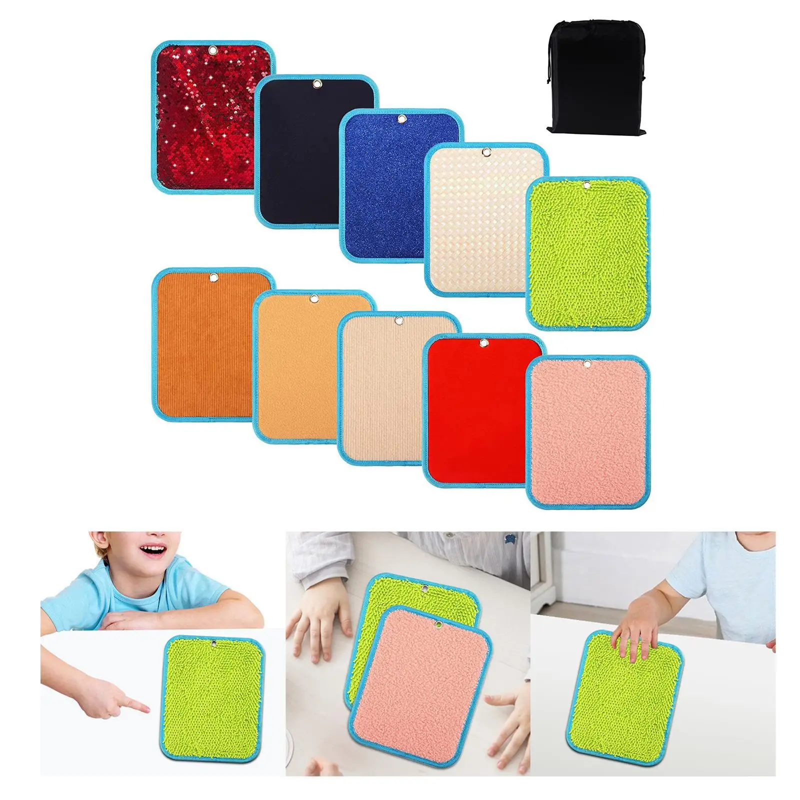 10x Sensory Mats Textured Play Mat Travel Toy Portable Sensory Pads with Storage
10x Sensory Mats Textured Play Mat Travel Toy Portable Sensory Pads with Storage