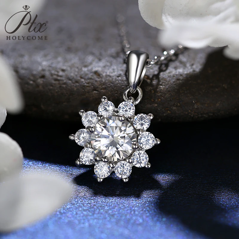 1CT Moissanite Sunflower Pendant Necklace 925 Silver D Color VVS1 Clarity Charms Aesthetic Neck Accessories Love Jewelry Top
1CT Moissanite Sunflower Pendant Necklace 925 Silver D Color VVS1 Clarity Charms Aesthetic Neck Accessories Love Jewelry Top