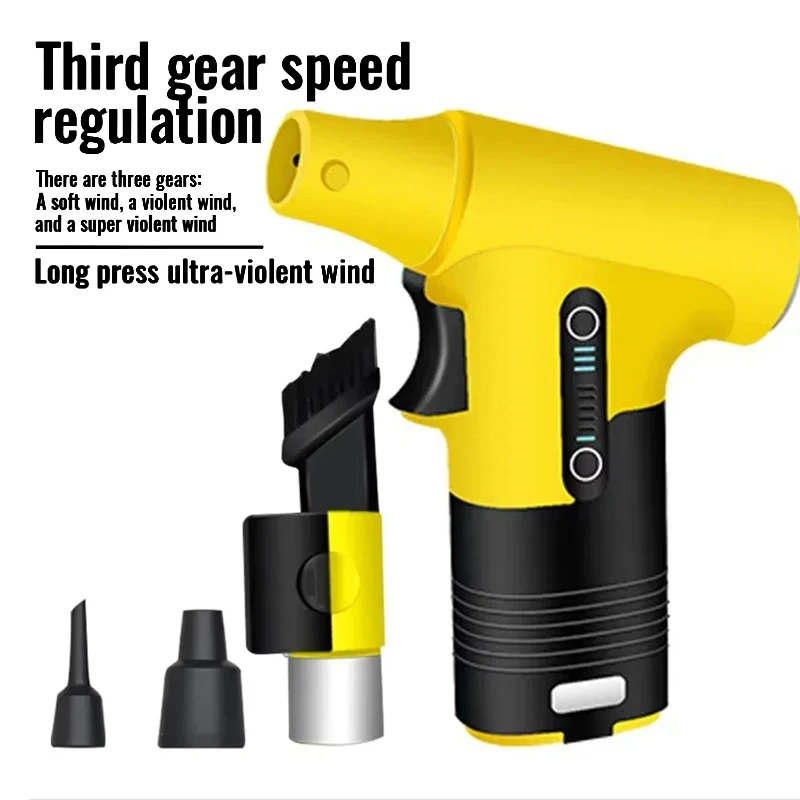 A high-power engine speed dust removal fan with 130,000 RPM Turbofan, escobillas air conditioning fan hand
A high-power engine speed dust removal fan with 130,000 RPM Turbofan, escobillas air conditioning fan hand