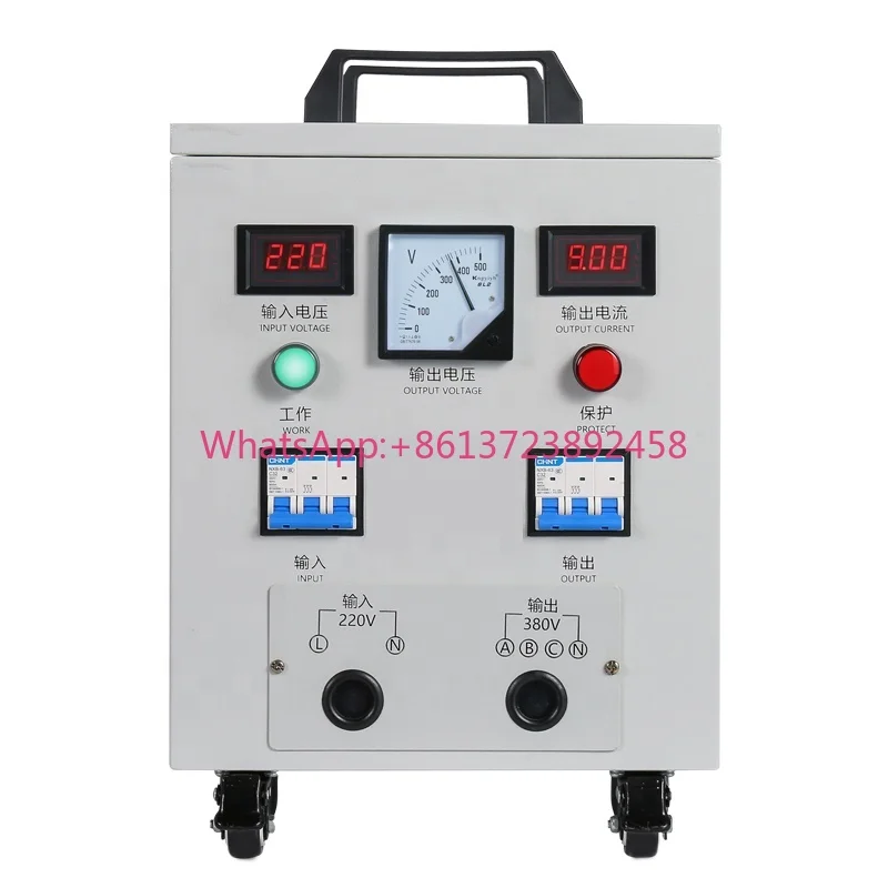Single Phase 220V to 3 Phase 380V IGBT Phase Inverters Converters Transformer Hot 6000W 15KW Electronic LCD AUTOTRANSFORMER 10MS
Single Phase 220V to 3 Phase 380V IGBT Phase Inverters Converters Transformer Hot 6000W 15KW Electronic LCD AUTOTRANSFORMER 10MS