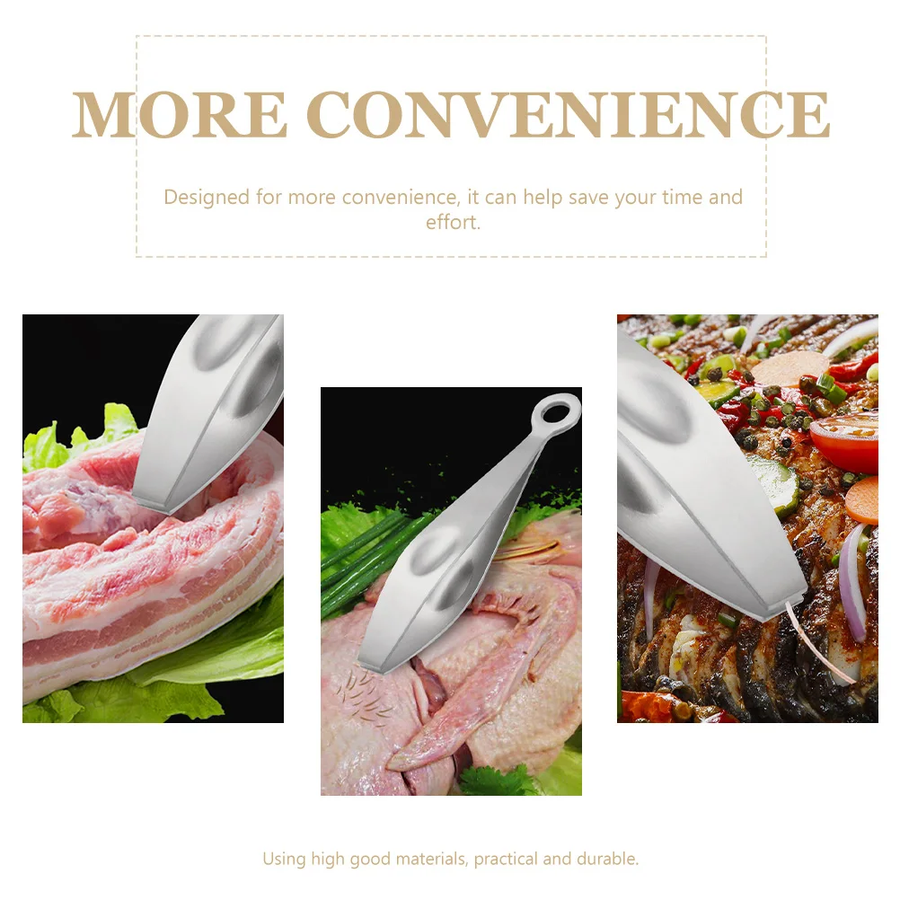 3 Pcs Poultry Hair Tweezers Stainless Steel Fish Bone Removal Kitchen Tool Practical Durable Professional Cooking Aid
3 Pcs Poultry Hair Tweezers Stainless Steel Fish Bone Removal Kitchen Tool Practical Durable Professional Cooking Aid