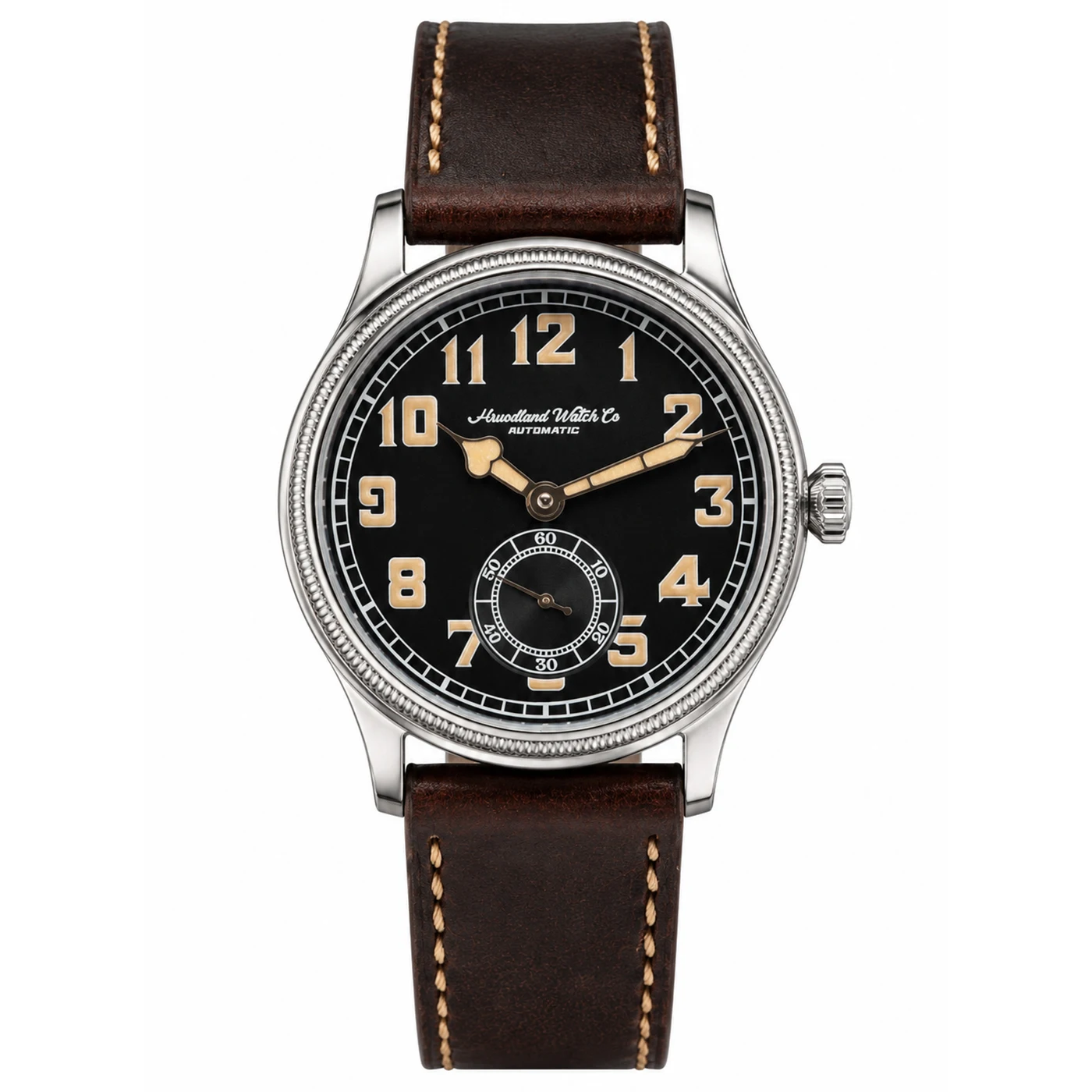 Pilot Watch Automatic Flieger Men 38mm Mechanical Aviator Watch with C3 Vintage Lume, Domed Sapphire Crystal, Oil Leather Strap
Pilot Watch Automatic Flieger Men 38mm Mechanical Aviator Watch with C3 Vintage Lume, Domed Sapphire Crystal, Oil Leather Strap