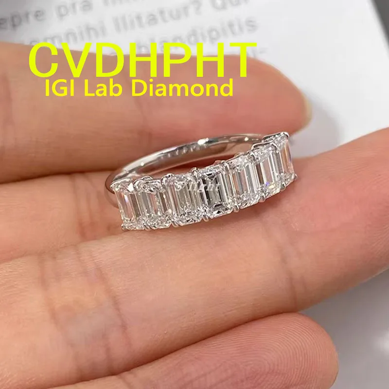 14K Gold Lab grown diamonds Diamond Wedding Ring In DEF Color Ranging 7pcs Emerald cut From 0.2 Ct to 0.5ct eternity band ring
14K Gold Lab grown diamonds Diamond Wedding Ring In DEF Color Ranging 7pcs Emerald cut From 0.2 Ct to 0.5ct eternity band ring