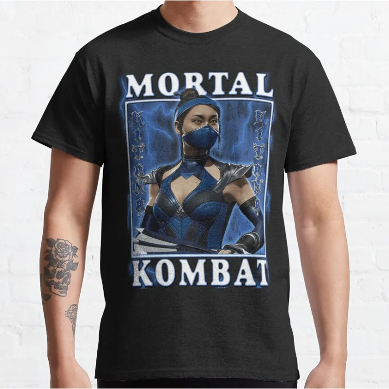 Kitana 80s retro video game Mortal Kombat 1 Short-sleeve crewneck T-shirt for men large size Adult Tops S-6xl
Kitana 80s retro video game Mortal Kombat 1 Short-sleeve crewneck T-shirt for men large size Adult Tops S-6xl