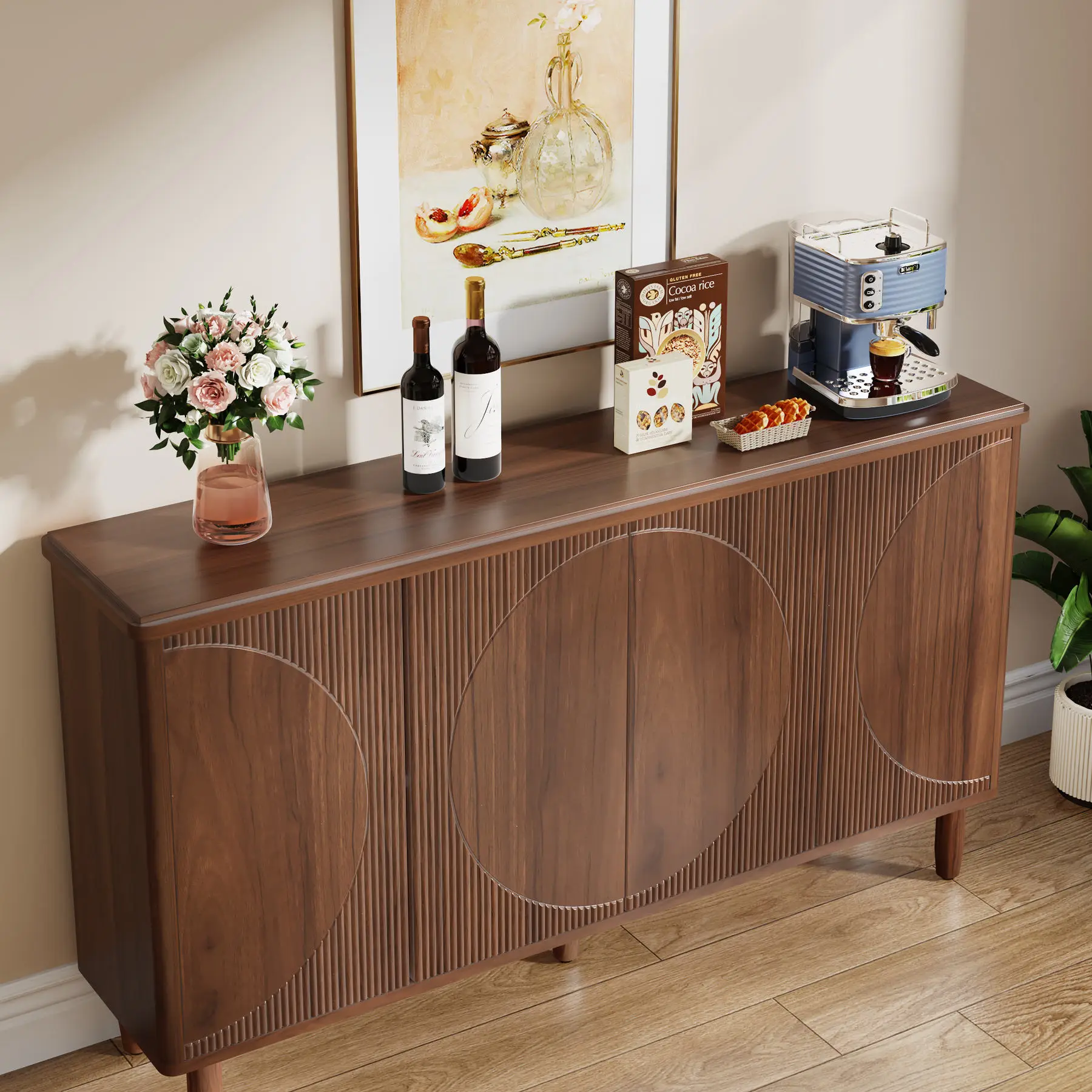 Modern Wooden Living Room Cabinet Convertible Display Cabinet Multifunctional For Dining And Outdoor Use Home Furniture
Modern Wooden Living Room Cabinet Convertible Display Cabinet Multifunctional For Dining And Outdoor Use Home Furniture