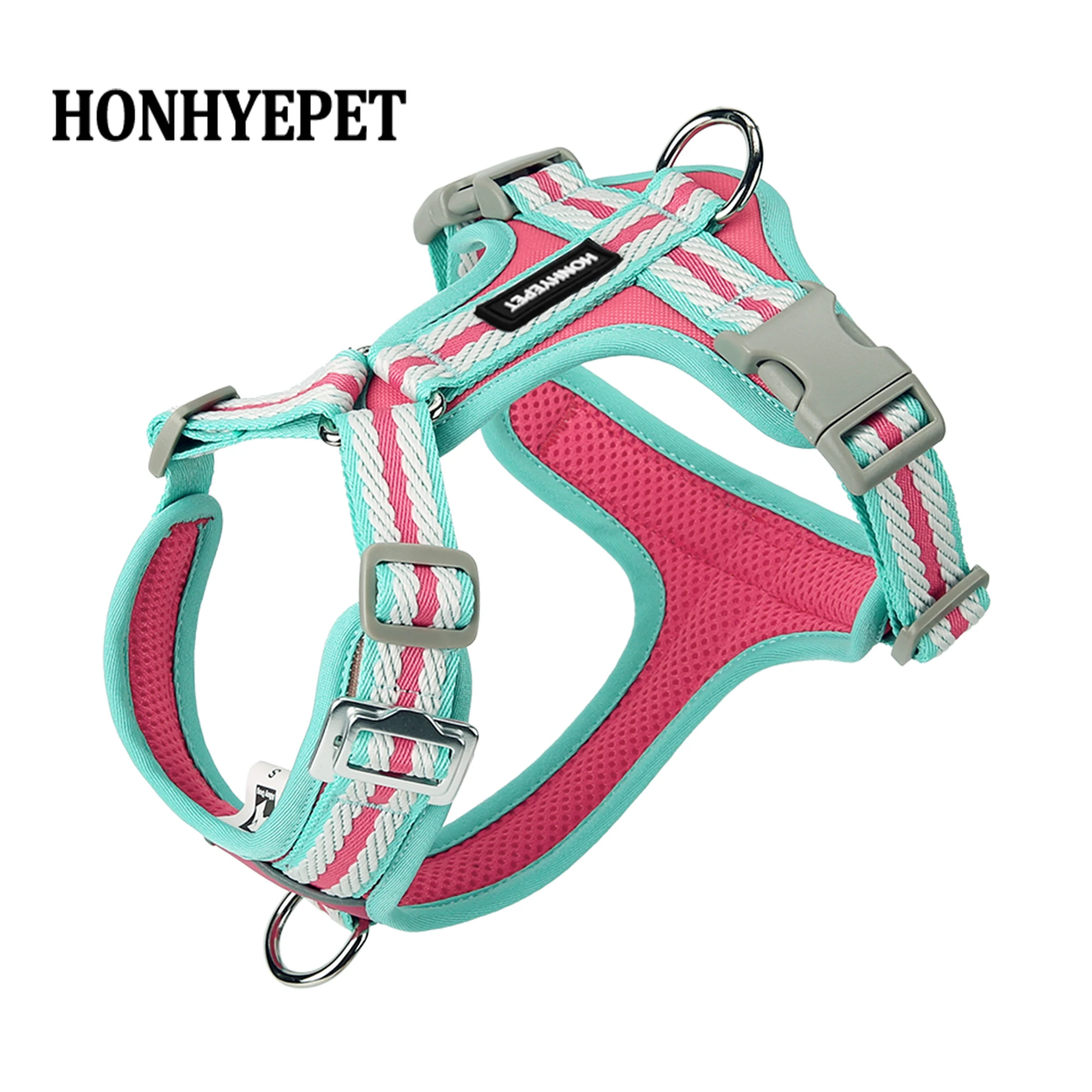 HONHYEPET HH9202 Escape-Proof Dog Harness Vest Style Comfortable Breathable Outdoor Walking Harness for All Dogs
HONHYEPET HH9202 Escape-Proof Dog Harness Vest Style Comfortable Breathable Outdoor Walking Harness for All Dogs