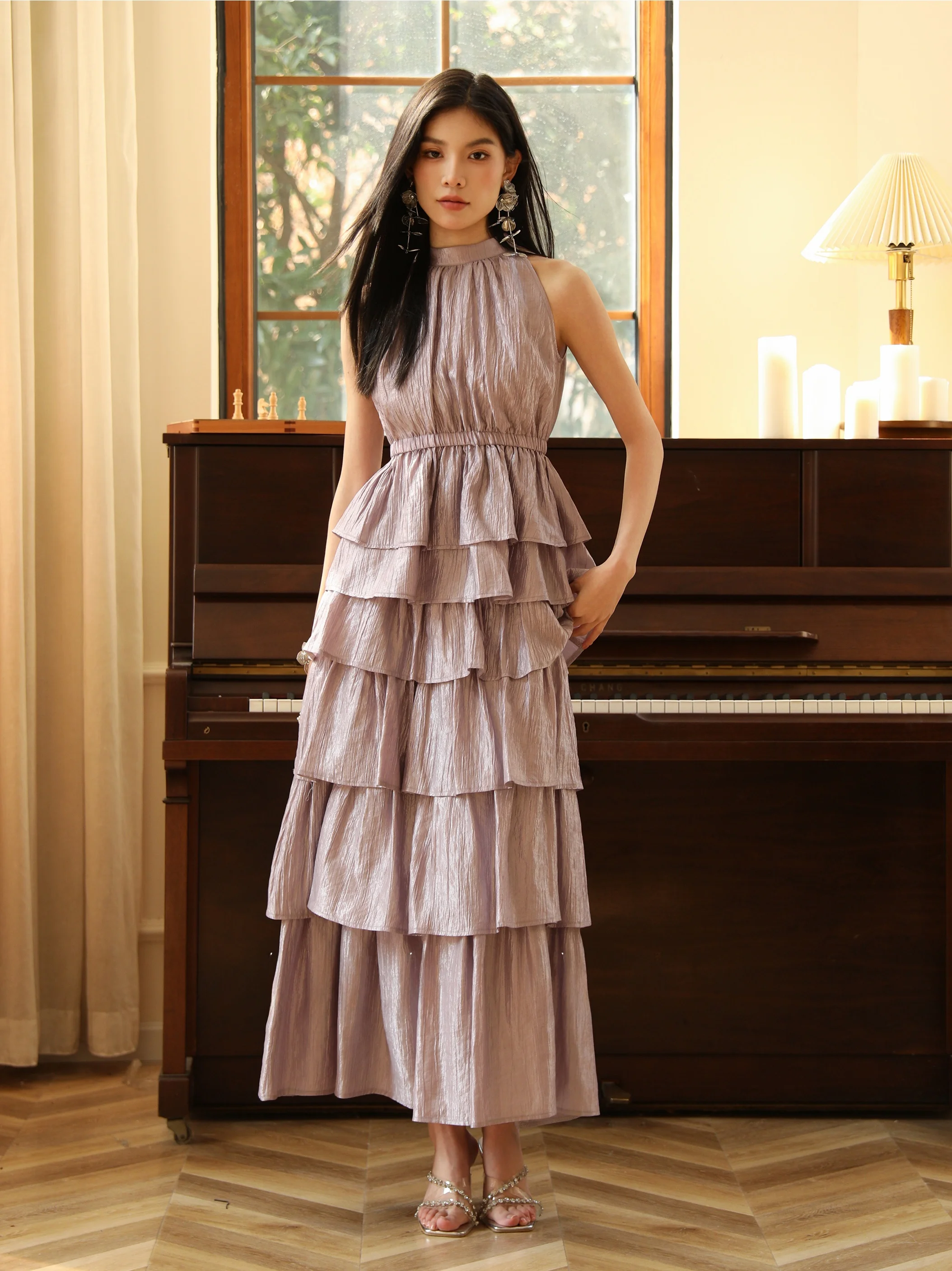 Maxmay High Waist Long Skirt Women's Elegant Cake Skirt Spring Summer Beautiful Fullness Skirt Set Viscose Fiber Gored Skirt
Maxmay High Waist Long Skirt Women's Elegant Cake Skirt Spring Summer Beautiful Fullness Skirt Set Viscose Fiber Gored Skirt