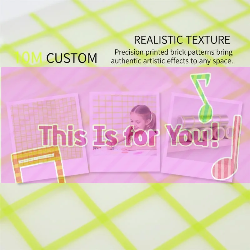 【HMA】Самоклеящаяся декоративная лента под кирпич 10 м, легко устанавливаемая, для декора стен внутри и снаружи помещений, долговечная ремонтная лента
【HMA】Самоклеящаяся декоративная лента под кирпич 10 м, легко устанавливаемая, для декора стен внутри и снаружи помещений, долговечная ремонтная лента