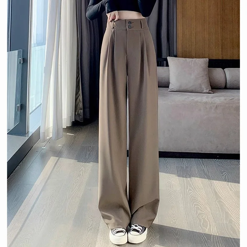 2025 New Lady Summer Baggy High Waisted Pants Women Big Size Straight Leg Suit Trousers Girls Korean Classic Solid Basic Slacks
2025 New Lady Summer Baggy High Waisted Pants Women Big Size Straight Leg Suit Trousers Girls Korean Classic Solid Basic Slacks