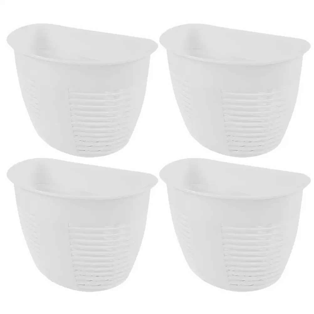 4 Pcs Mounted Storage Basket Kitchen Bathroom Rack Sundries Storage Holder White PP Drainage Space Saving No Drill
4 Pcs Mounted Storage Basket Kitchen Bathroom Rack Sundries Storage Holder White PP Drainage Space Saving No Drill