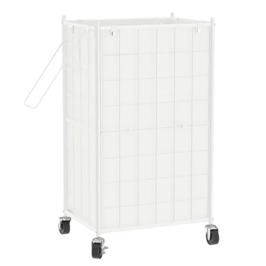 Laundry Hamper with Wheels, Metal Wire Frame Rolling Laundry Basket with Removable bag, Dirty Clothes Hamper Organizer Dorm Roo
Laundry Hamper with Wheels, Metal Wire Frame Rolling Laundry Basket with Removable bag, Dirty Clothes Hamper Organizer Dorm Roo