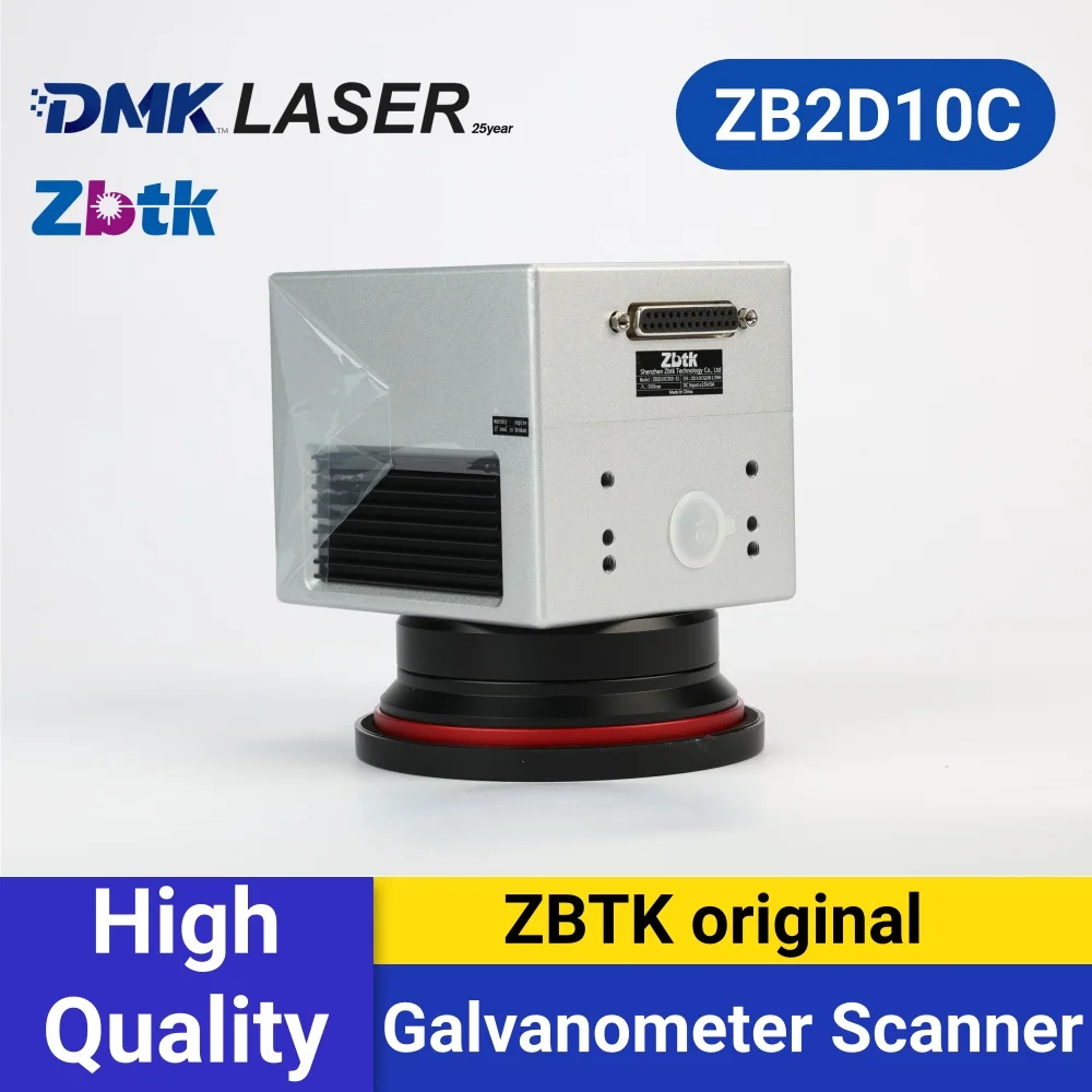 ZBTK original laser Galvanometer Scanner ZB2D10C High-speed Scanning For Fiber/CO2/UV Laser Marking/Welding/Engraving machine
ZBTK original laser Galvanometer Scanner ZB2D10C High-speed Scanning For Fiber/CO2/UV Laser Marking/Welding/Engraving machine