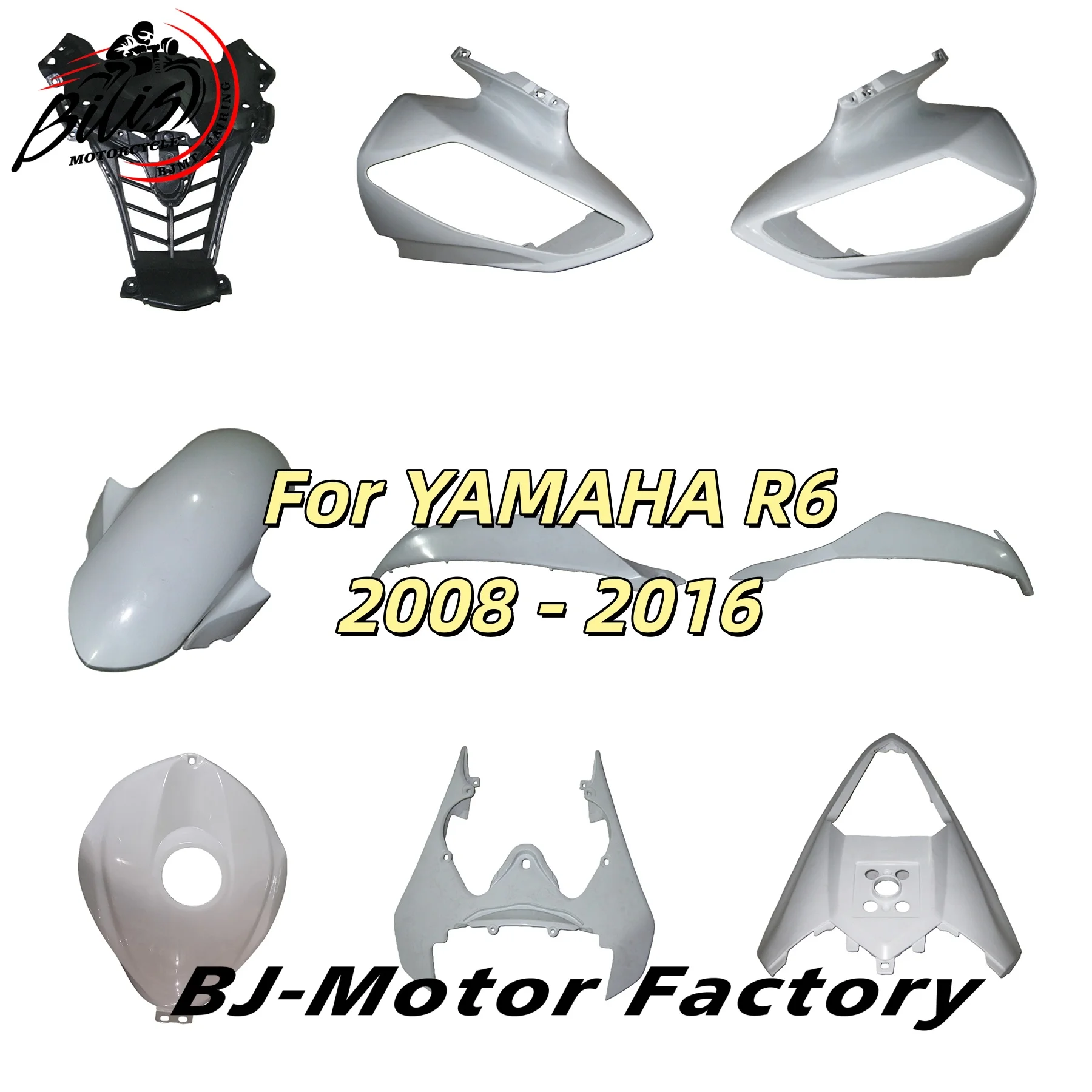For YZF-R6 Bodywork Fairings For Yamaha R6 2008 2009 2010-2016 YZF R6 Complete ABS Plastic Fairing Kit Injection Molding
For YZF-R6 Bodywork Fairings For Yamaha R6 2008 2009 2010-2016 YZF R6 Complete ABS Plastic Fairing Kit Injection Molding