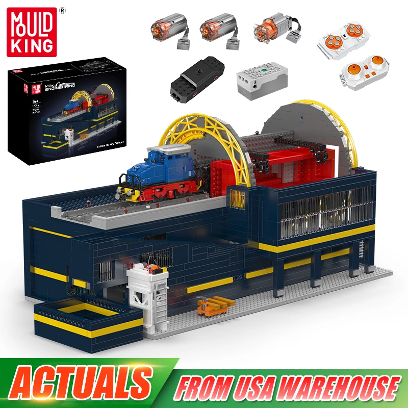 Mould King 17094 Technical Train Toys The Motorized Railcar Rotary Dumper Building Block Assembly Locomotive Brick Kids Gift
Mould King 17094 Technical Train Toys The Motorized Railcar Rotary Dumper Building Block Assembly Locomotive Brick Kids Gift
