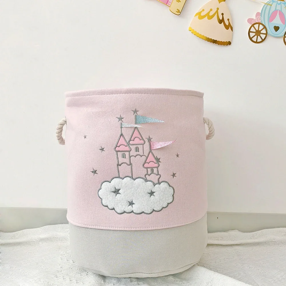 Large Pink Laundry Basket Toys Basket with Handles Fabric Foldable Cute Cartoon Castle Nursery Hamper Gift Basket Rattan Safe
Large Pink Laundry Basket Toys Basket with Handles Fabric Foldable Cute Cartoon Castle Nursery Hamper Gift Basket Rattan Safe