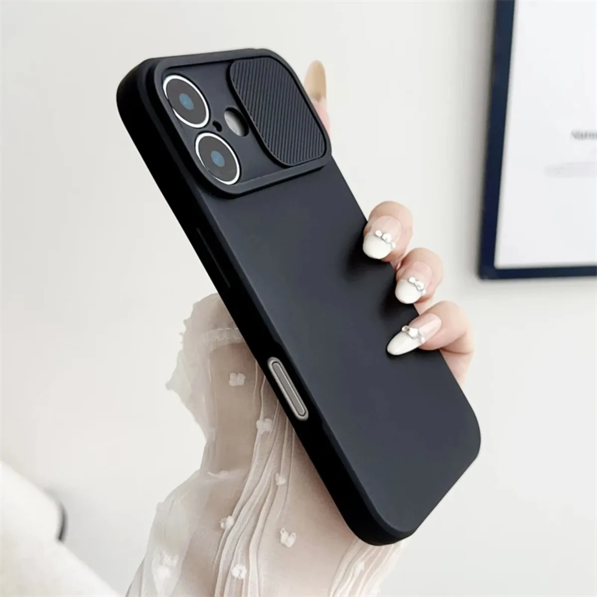 Slide Camera Lens Protection Soft Silicone Case For iPhone 16 15 14 Plus 13 12 11 Pro X XS XR Max Shockproof Bumper Cover
Slide Camera Lens Protection Soft Silicone Case For iPhone 16 15 14 Plus 13 12 11 Pro X XS XR Max Shockproof Bumper Cover