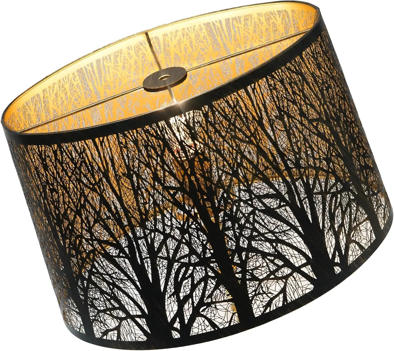 Large Gothic Metal Drum Lamp Shade, 12×8×8.5' Bronze/Gold - Replacement for Table & Floor Lamps
Large Gothic Metal Drum Lamp Shade, 12×8×8.5' Bronze/Gold - Replacement for Table & Floor Lamps