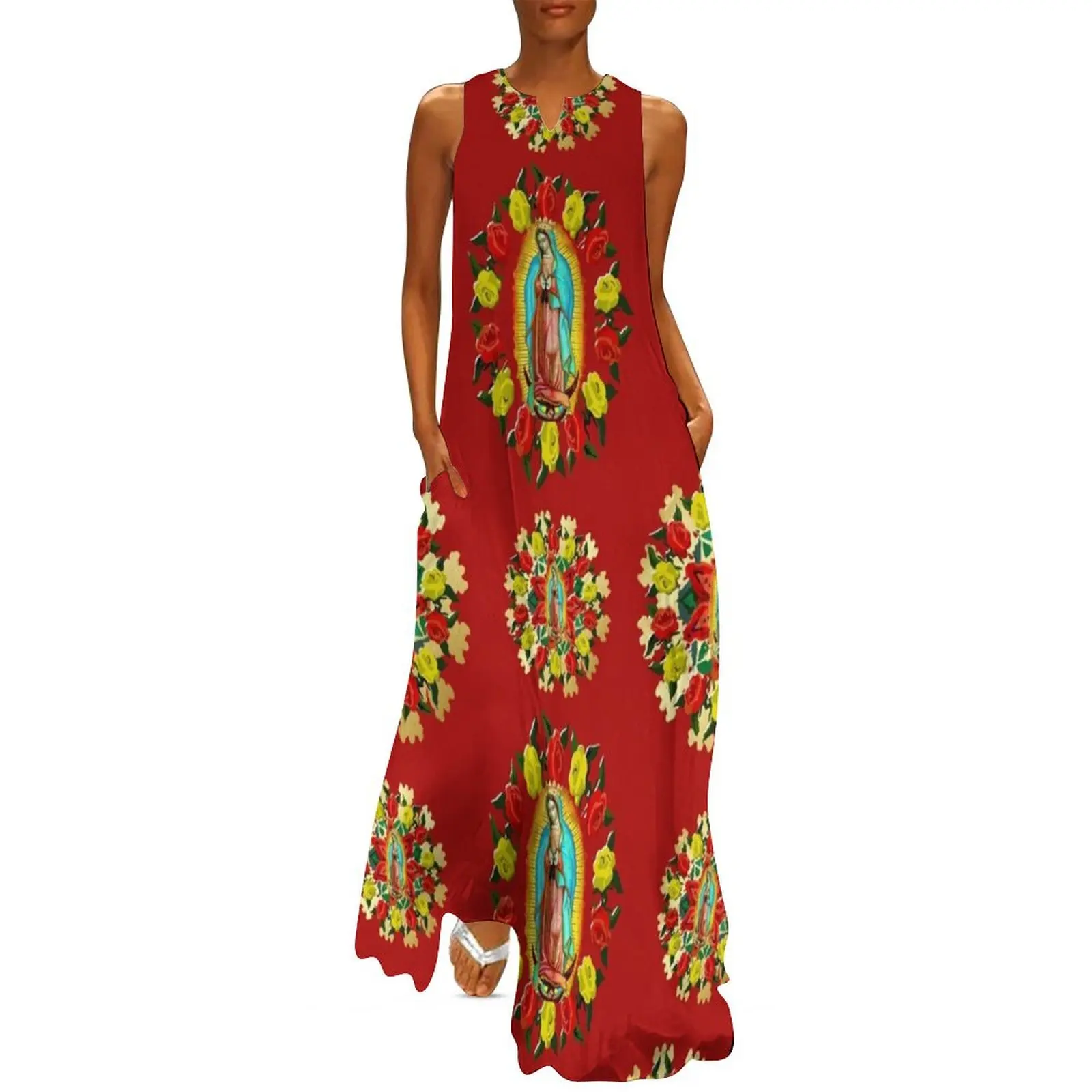 Our Lady of Guadalupe Virgin Mary Catholic Saint Long Dress women dress elegant party dress for women 2025
Our Lady of Guadalupe Virgin Mary Catholic Saint Long Dress women dress elegant party dress for women 2025
