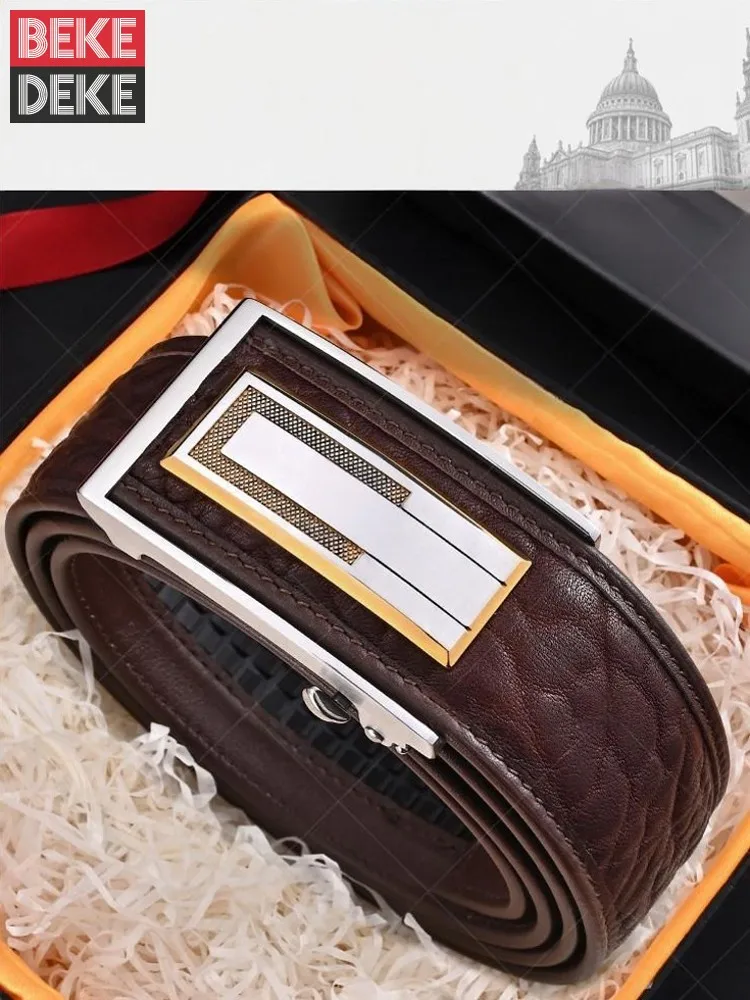 Male Versatile Casual Business Buckle Cowskin Genuine Leather Fashion Solid Color Belt Classic Personality Waistband For Pants
Male Versatile Casual Business Buckle Cowskin Genuine Leather Fashion Solid Color Belt Classic Personality Waistband For Pants