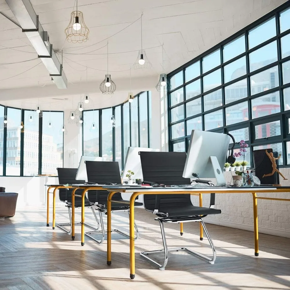 Office Reception Chairs Set - Guest Chairs, Conference Chair with Arm, Anti-Slip Foot Pads, PU Leather Home Office Chair
Office Reception Chairs Set - Guest Chairs, Conference Chair with Arm, Anti-Slip Foot Pads, PU Leather Home Office Chair