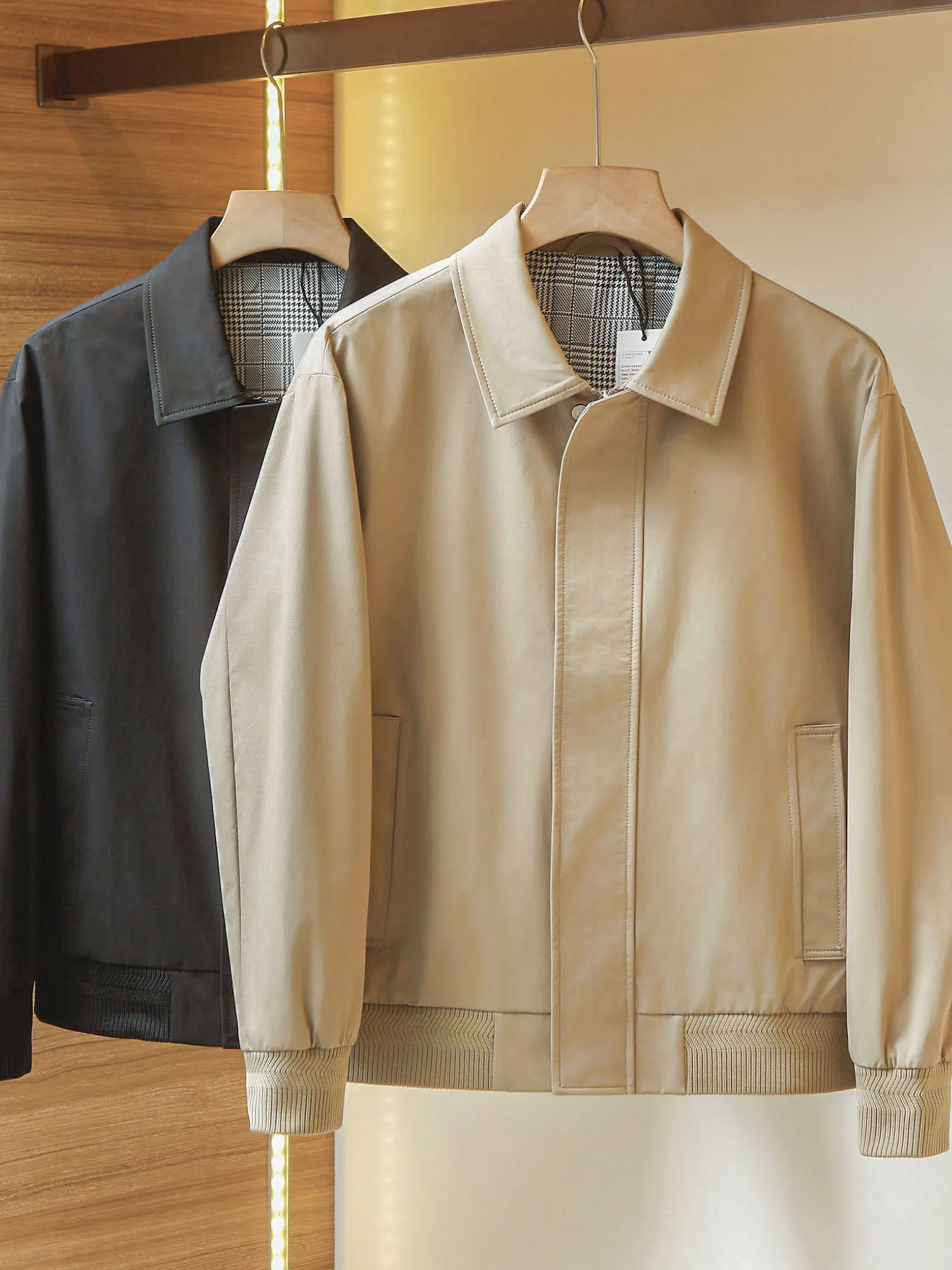 Men's Casual Spring Admin Jaet Zipper Collar Breathable Versatile Busin Simple Sle Polyester Fiber Long Sve Coat
Men's Casual Spring Admin Jaet Zipper Collar Breathable Versatile Busin Simple Sle Polyester Fiber Long Sve Coat