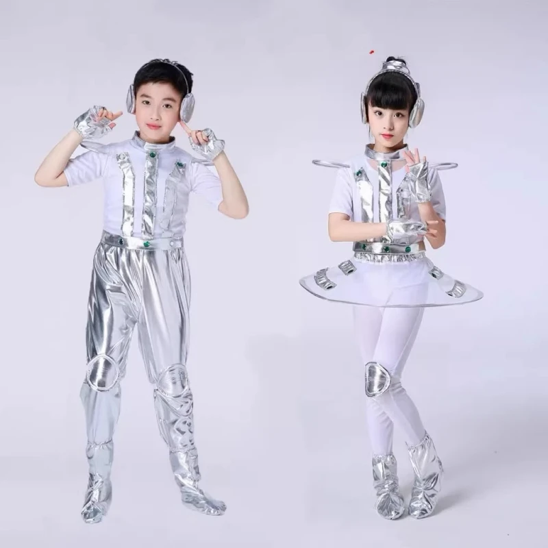 Girls Boys Cosplay Alien Costume Shiny Metallic Full Body Suit Space Astronaut Robot Role Play Jumpsuit Halloween Party Dress Up
Girls Boys Cosplay Alien Costume Shiny Metallic Full Body Suit Space Astronaut Robot Role Play Jumpsuit Halloween Party Dress Up