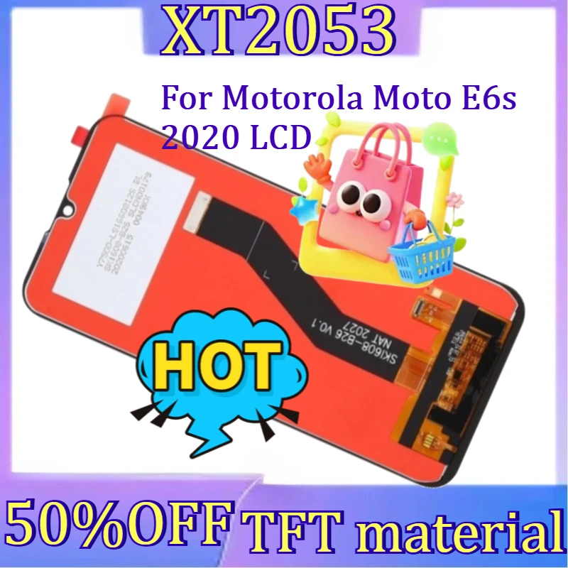 For Moto E6s XT2053 XT2053-2 New TFT Screen For Motorola Moto E6s 2020 LCD Display Touch Screen Digitizer Assembly Replacement
For Moto E6s XT2053 XT2053-2 New TFT Screen For Motorola Moto E6s 2020 LCD Display Touch Screen Digitizer Assembly Replacement