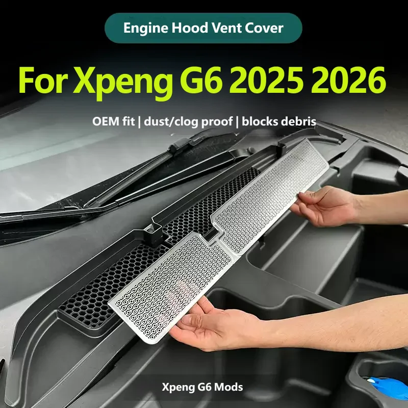 For Xpeng G6 2025 2026 Front Trunk Water Guide Channel Protective Net Debris Filter Anti Clogging Leak Filter Groove Cover
For Xpeng G6 2025 2026 Front Trunk Water Guide Channel Protective Net Debris Filter Anti Clogging Leak Filter Groove Cover