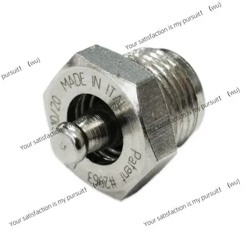 Предохранительный воздушный клапан Кофемашина с резьбой М9 Подходит для различных марок и моделей кофемашин
Предохранительный воздушный клапан Кофемашина с резьбой М9 Подходит для различных марок и моделей кофемашин